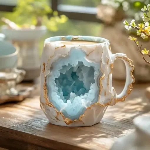 2025 New Mineral Crystal Coffee Mugs