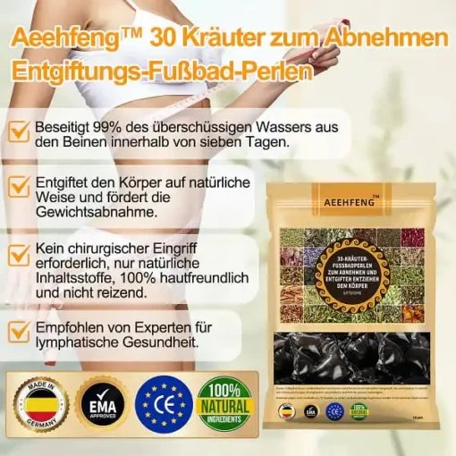 Aeehfeng™ 30 Kräuter Lymphdrainage & Gewichtsrduktion Fußbadperlen - Image 6