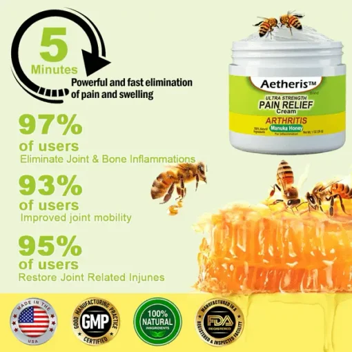 Aetheris™ Bee Venom Advanced Joint and Bone Therapy Cream - Image 7