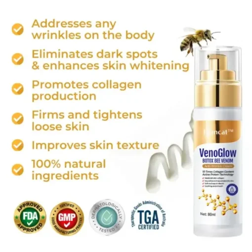 Biancat™ VenoGlow Botox Bee Venom Anti-Wrinkle Cream - Image 3