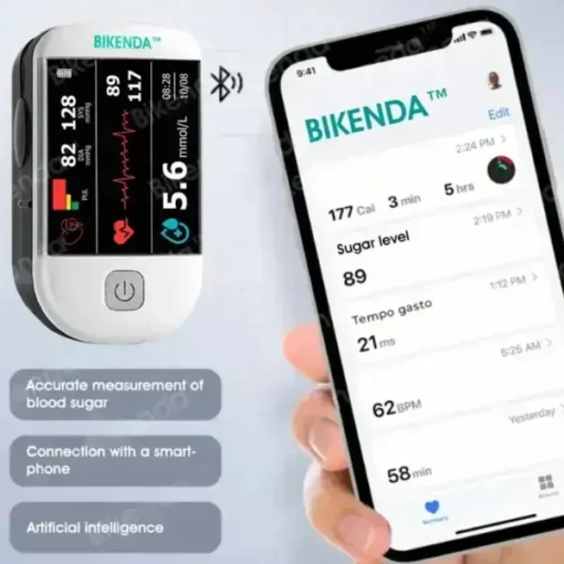 Bikenda™ Next-Generation Intelligent Multifunctional Non-Invasive Laser Blood Glucose Meter - Image 2