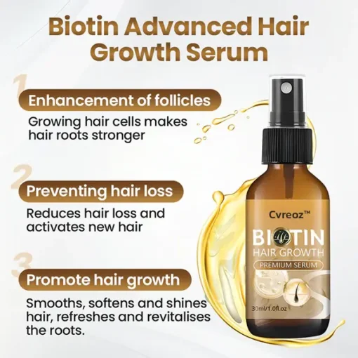 CVREOZ™ Biotin Hair Growth Premium Serum – Proven and Tested by Experts! - Image 10