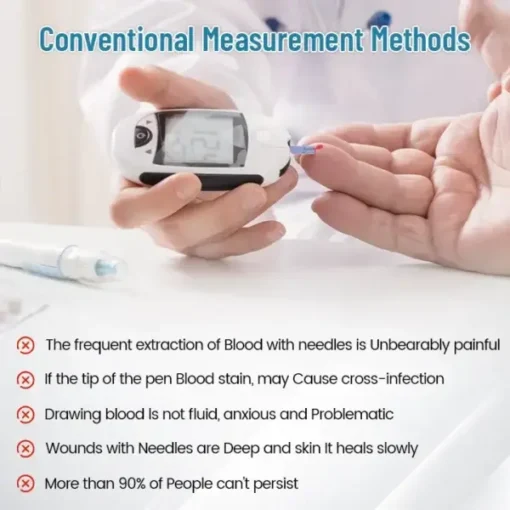 Ceoerty™ GlucoSense Non-Invasive Laser Blood Glucose Meter - Image 3