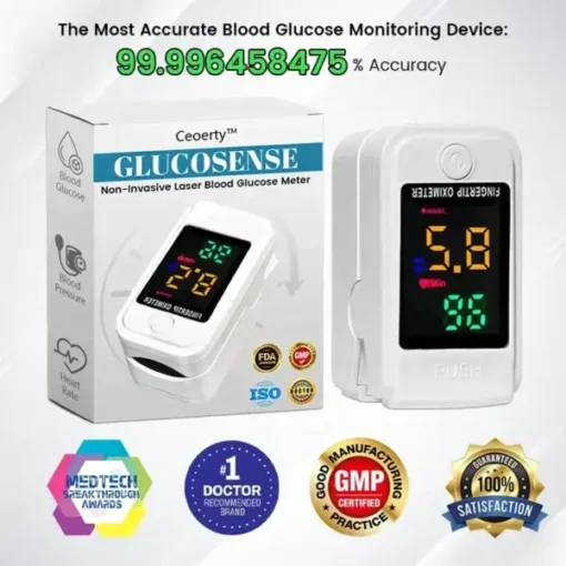 Christmas Specials Ceoerty™ GlucoSense Non-Invasive Laser Blood Glucose Meter - Image 2