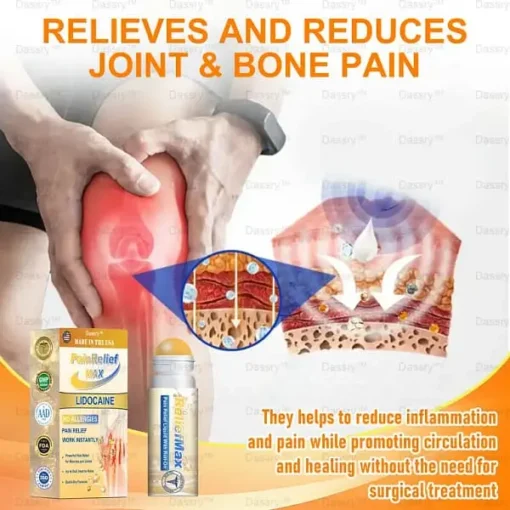 FDA Recommend: Daasry™ Lidocaine Liquid with Roll-On for Joint And Muscle Pain Relief - Image 9