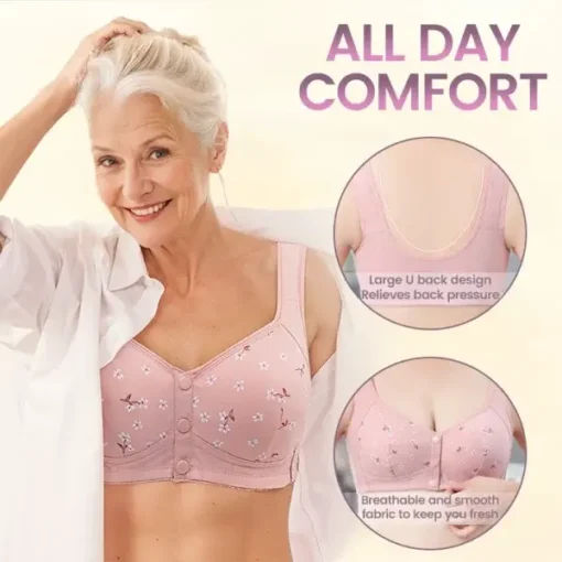 Fivfivgo™ Daisy Comfort Button Bra - Image 3