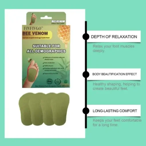 Fivfivgo™ LymphTox Bee Venom Foot Patches