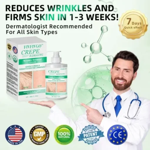 Fivfivgo™ Wrinkle Removal Cream (Address Crepe & Sagging)