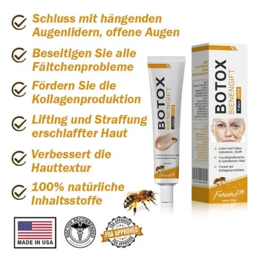 Furzero™ Botox Bienenvenom Faltenentfernungscreme - Image 7