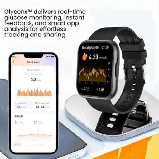 Glycenx™ AI Blood Glucose Monitoring Wristband - Image 7