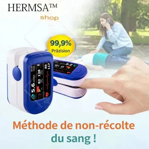 HERMSA™ High-precision, versatile non-invasive medical device (for monitoring blood glucose, blood oxygen and blood pressure) - Image 3