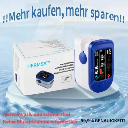 HERMSA™ Hochpräzises, multifunktionales, nicht-invasives Medizinisches Gerät – 99,99% Genauigkeit!Kompatibel mit iOS und Android Smartphones - Image 11