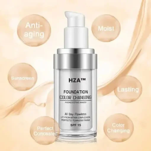 HZA™ Colour Changing Mature Skin Foundation - Image 7