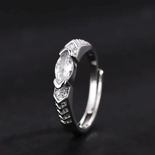 Histone Magnetic Moissanite Diamond Ring - Image 13