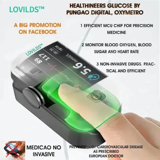 LOVILDS™ Next-Generation Intelligent Multifunctional Non-Invasive Laser Blood Glucose Meter [99.9% Accuracy] - Image 11