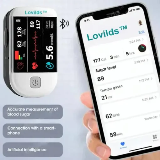 LOVILDS™ Next-Generation Intelligent Multifunctional Non-Invasive Laser Blood Glucose Meter [99.9% Accuracy] - Image 4