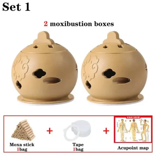 Moxa Cupping Acupuncture Detox Set - Image 7