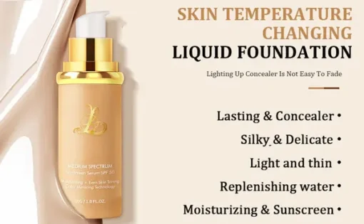 NESLEMY™ 4 in 1 Color Changing Foundation SPF 50 - Image 2