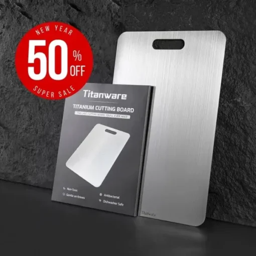 Titanware™ 100% Pure Titanium Cutting Board