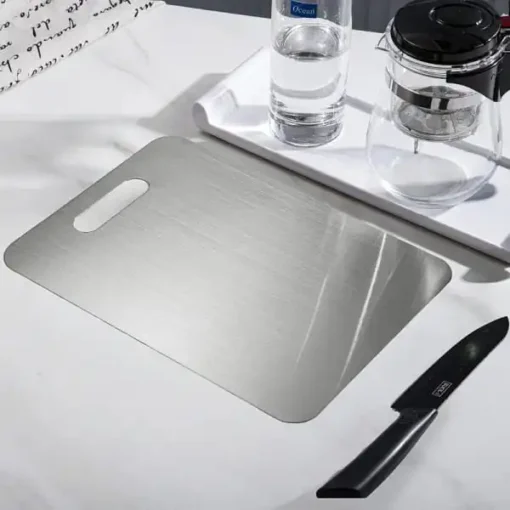 Titanware™ 100% Pure Titanium Cutting Board - Image 5