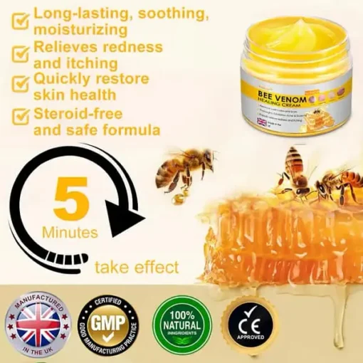 Velisse ™ Bee Venom Skin Cream, for Remove Warts, Acne and Scars-Treats Multiple Skin Conditions - Image 12