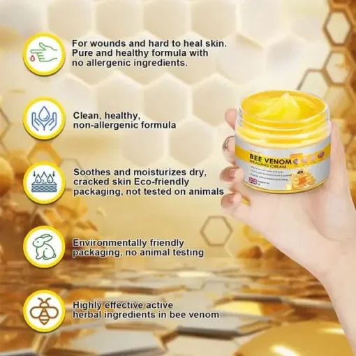 Velisse ™ Bee Venom Skin Cream, for Remove Warts, Acne and Scars-Treats Multiple Skin Conditions - Image 13