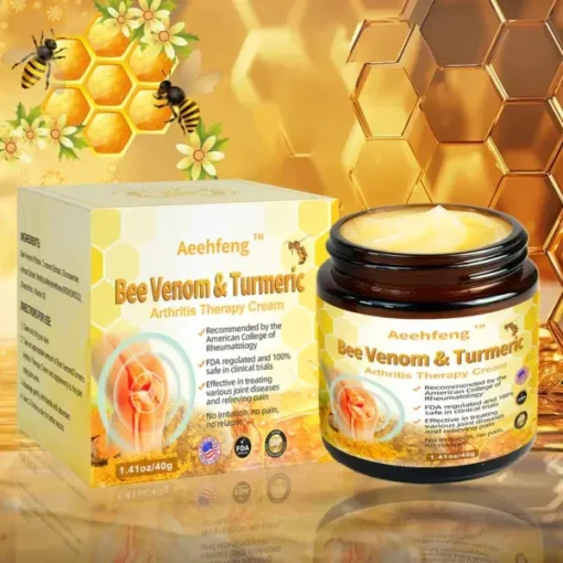 Winter Sale Aeehfeng™ Bee Venom Turmeric Arthritis Treatment Cream