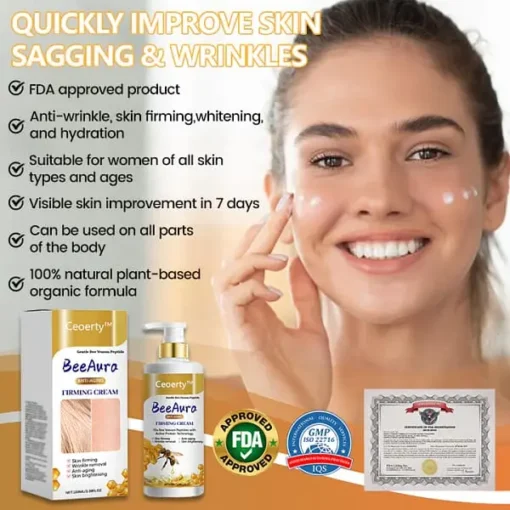 Winter Sale Ceoerty™ BeeAura Anti-Aging Firming Cream - Image 3