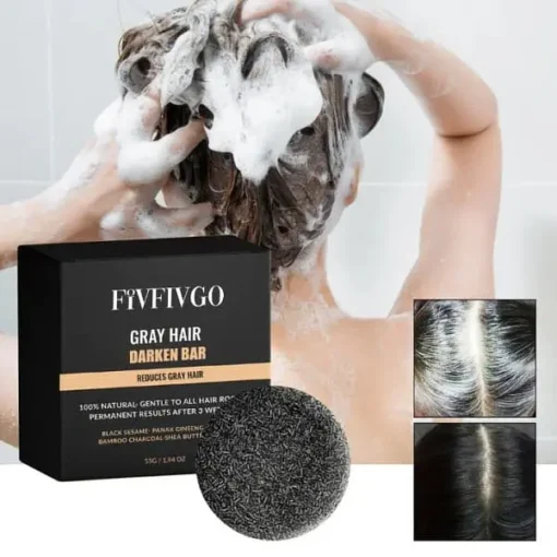 Winter Sale Fivfivgo™ Darkening Shampoo Soap - Image 3