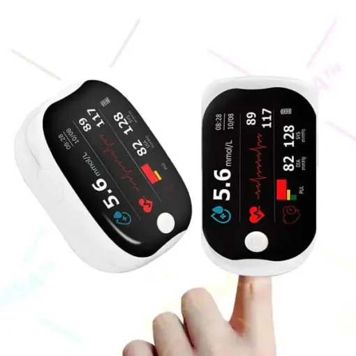 Winter Sale HERMSA High Precision Non-Invasive Multi-Purpose Medical Device (For Monitoring Blood Glucose, Blood Oxygen and Blood Pressure) - Image 13