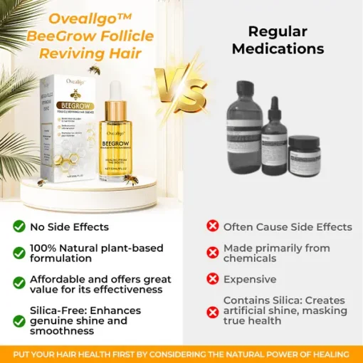 Winter Sale Oveallgo™ BeeGrow Follicle Reviving Hair Essence 🌿 Endorsed by AAAF & TGA(Clinically proven to activate hair follicles, enhance scalp health, reduce inflammation, and prevent hair loss) - Image 3