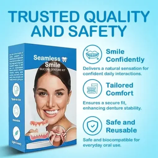 Winter Sale Seamless Smile Silicone Denture Kit - Image 6