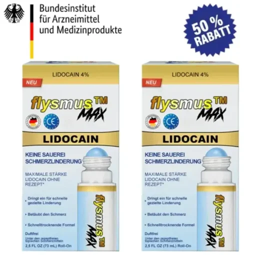 flysmus™ Lidocain Sofortige Schmerzlinderung Heilende Flüssigkeit