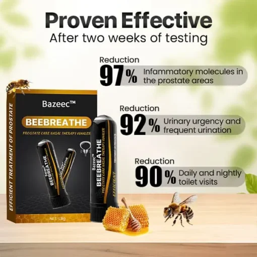 Bazeec™ BeeBreathe Prostate Care Nasal Therapy Inhaler - Image 2