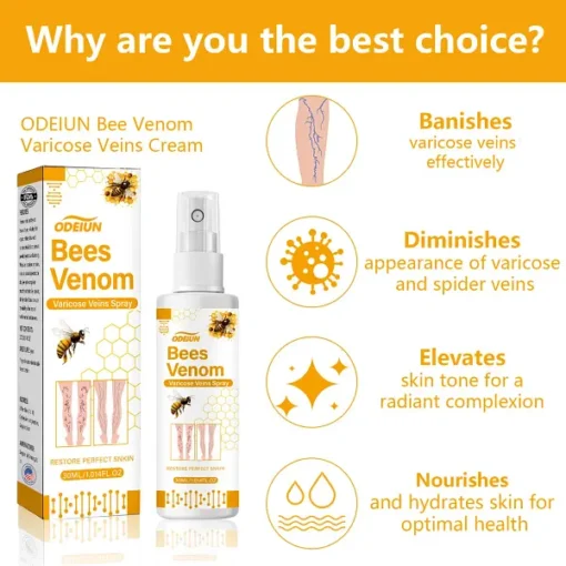 🐝Bee Venom Spray to soothe varicose vein discomfort and restore healthy legs 🦵 - Image 4