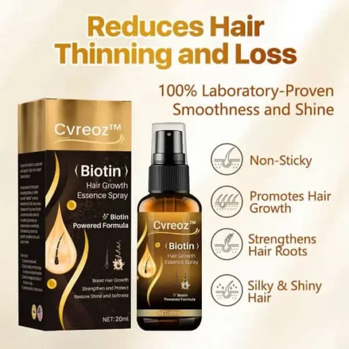 Cvreoz™ Biotin Hair Growth Essence Spray - Image 4