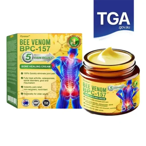 Flysmus™ Bee Venom BPC-157 5mins Pain Relief Bone Healing Cream🇦🇺Australian Orthopaedic Association(AOA)Approved✅Reducing joint swelling, pain, stiffness, redness, warmth, soreness and joint fatigue