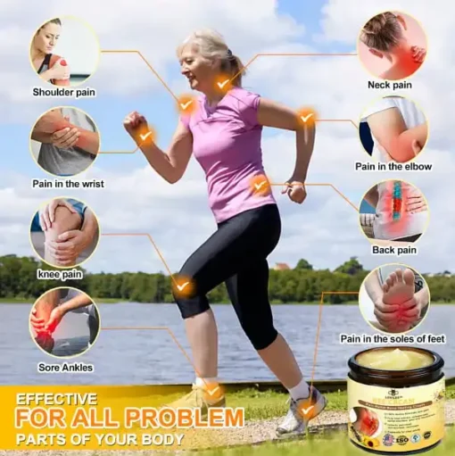 LOVILDS™Bees Pain Relief Bone Healing Cream 👨‍⚕️ American Osteopathic Association (AAOS) approved (reduces joint swelling, pain, stiffness, redness, warmth, pain, and joint fatigue) - Image 5