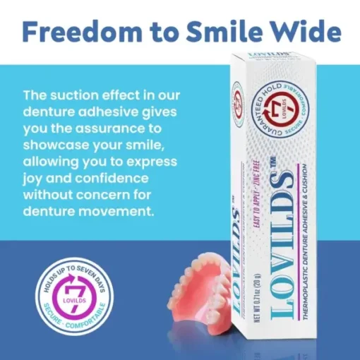 Lovilds™- Thermoplastic Denture Adhesive & Cushion - Image 4