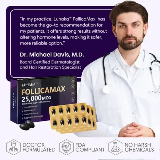 Luhaka™ FollicaMax 25,000 MCG Hair Growth Support - Image 4