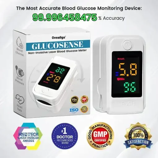 Oveallgo™ GlucoSense PROMAX Non-Invasive Laser Blood Glucose Meter - Image 2