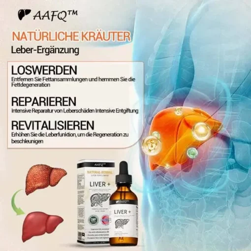 Winter Sale AAFQ™ Natürliche Kräuterleberergänzung – Starke Unterstützung für die Leber – Entgiftung & Reparatur – Kräuterergänzungen - Image 4