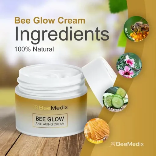 BeeMedix Bee Glow Anti Aging Cream (1.7 fl. oz.) - Image 3