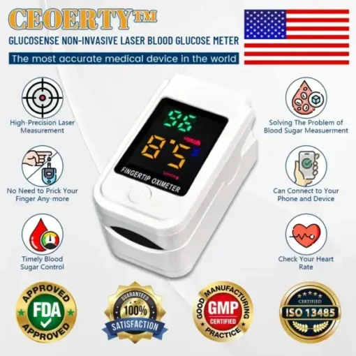 Winter Sale Ceoerty™ GlucoSense Non-Invasive Laser Blood Glucose Meter - Image 2