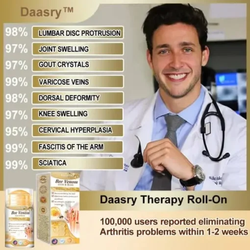 Daasry™ Bee Venom Joint And Bone Arthritis Therapy Roll-On - Image 3