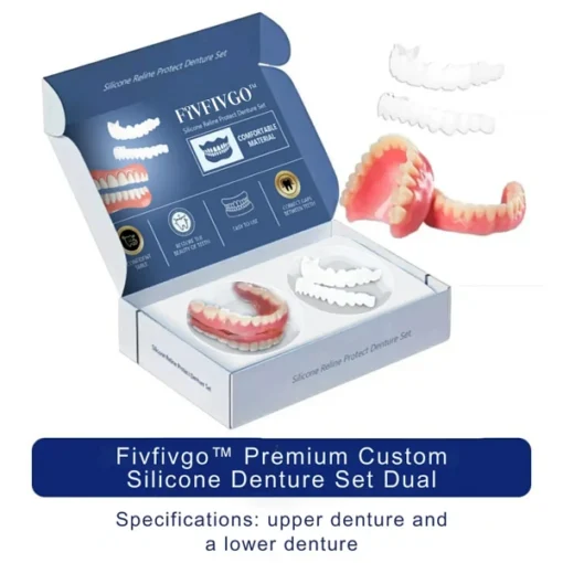 Winter Sale Fivfivgo™ Premium Custom Silicone Denture Set Dual - Image 11