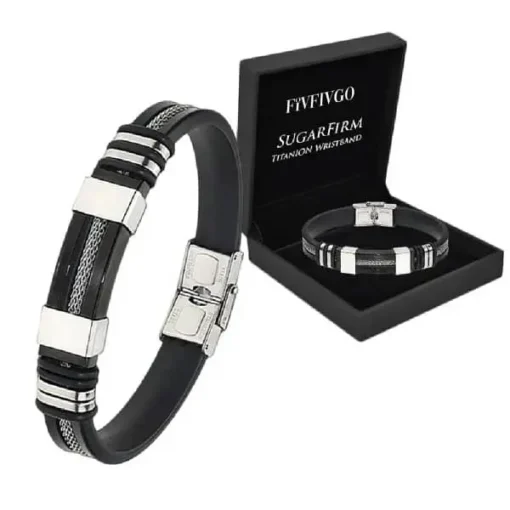 Winter Sale Fivfivgo™ SugarFirm TitanION Wristband - Image 2