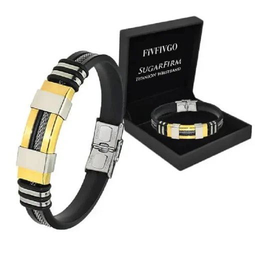 Winter Sale Fivfivgo™ SugarFirm TitanION Wristband - Image 3