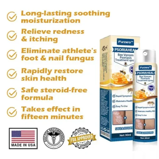 Furzero™ PsoriaHeal Bee Venom Psoriasis Treatment Spray Plus - Image 13