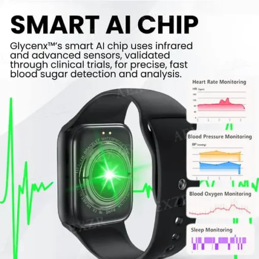 Glycenx™ AI Blood Glucose Monitoring Wristband - Image 7